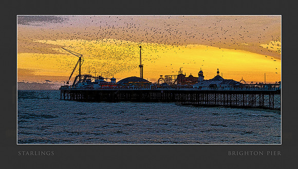 BRIGHTON PIER at Dusk