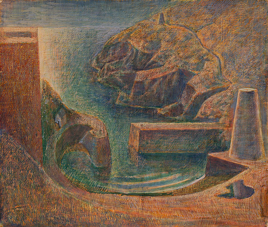 013_Porthgain Harbour 1985 14.5" x 12.5"_tempura on board __72 dpi_DSC2137