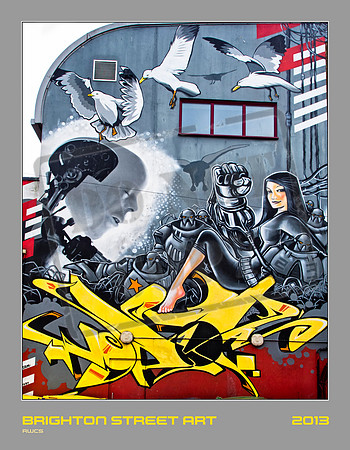 Brighton street art and graffiti