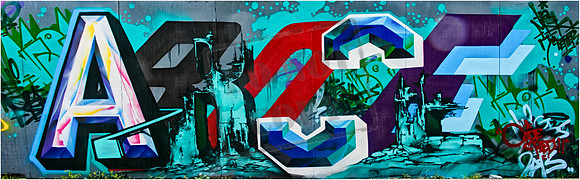 AROE _ Completed _ Brighton Street Art  April 2013