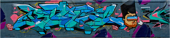 LEON _ KOBRA PAINT Brighton Street Art -14