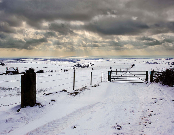 Sussex Downs under Snow