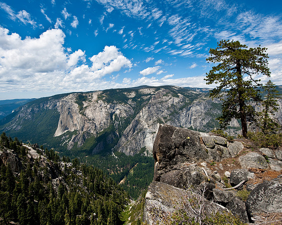 Yosemite  El Capitan from the Sentinel