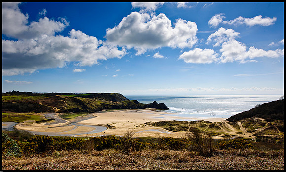 3 Cliffs Bay Gower
