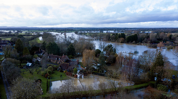Looking Downstream from Mockbridge