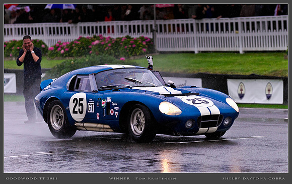 RAC TT Winner Tom Kristensen Shelby Daytona Cobra Coupe