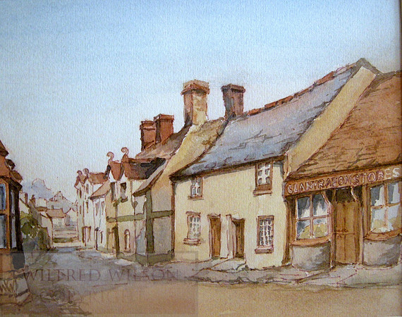 #17 a View down Isca Road  The old Village CAERLEON
