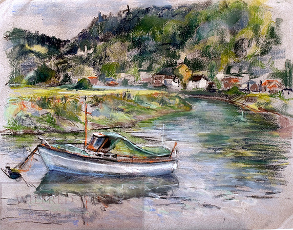 Tintern : Boat on River Wye