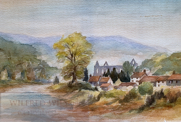 Tintern Abbey from the railway bridge