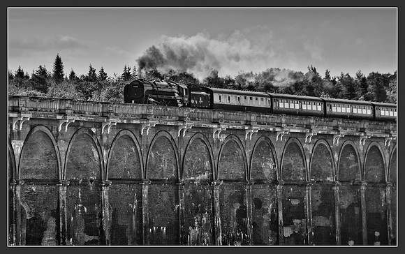 Steam On Balcombe Viaduct July 2011-2