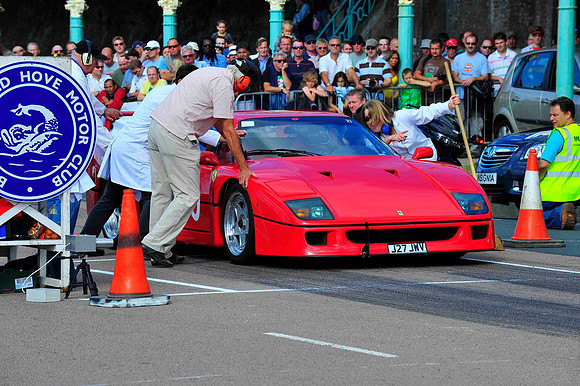 Bob Oram Ferrari F40 # 120 on the line