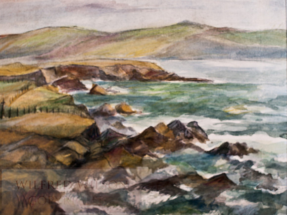 Gwbert Rocks the walk to Cardigan Island  CWA archive-043
