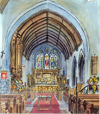 #89 Inside of St Cadocs Church : Caerleon